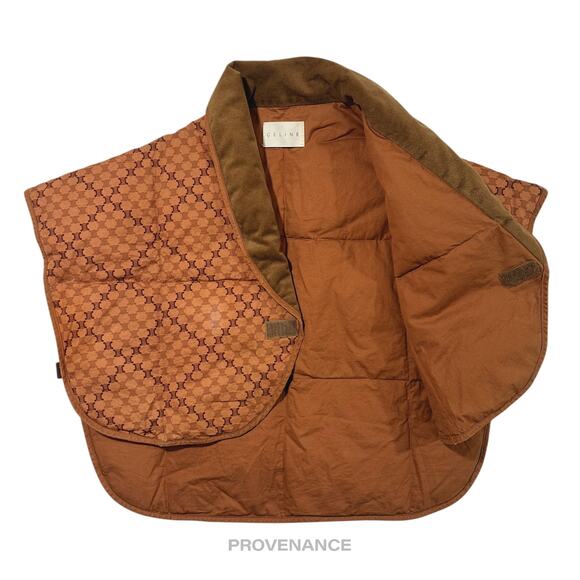 🔴 Celine Padded Down Vest - Macadam Triomphe Monogram Brown - Picture 3 of 11